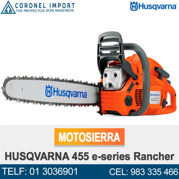 MOTOSIERRA HUSQVARNA 455 e-series Rancher