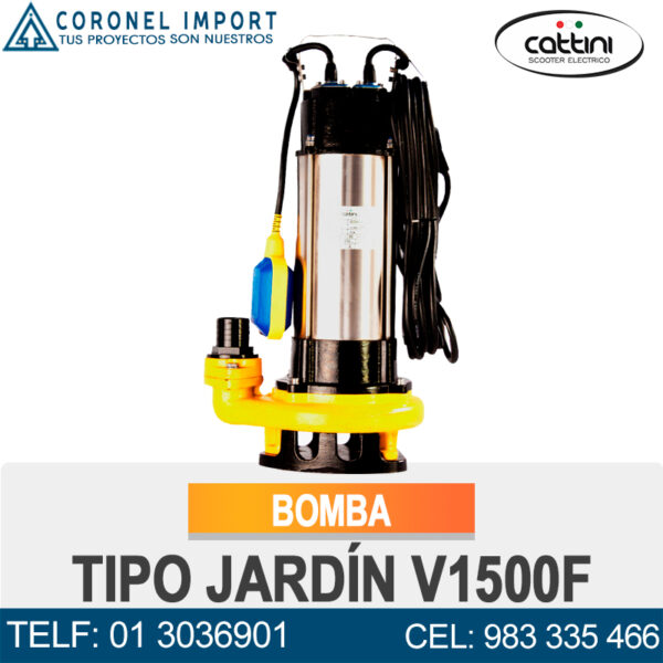 BOMBA TIPO JARDÍN V1500F
