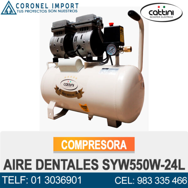 COMPRESORAS DE AIRE DENTALES SYW550W-24L