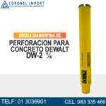 BROCA PARA DIAMANTINA DE 2 1/4" DW56 DEWALT