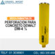 BROCA DIAMANTINA DE PERFORACION PARA CONCRETO DEWALT DW-4 ¼