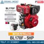 MOTOR PETROLERO BL170F - 5HP
