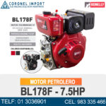 MOTOR PETROLERO BL178F - 7.5HP