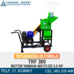 TRITURADORA DE FORRAJE TRF 300 MOTOR YAMAHA MX175 DE 5.5 HP