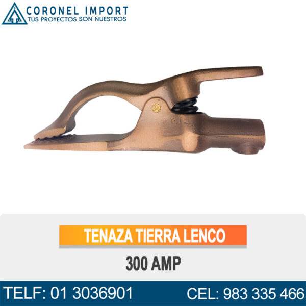 TENAZA TIERRA LENCO 300 AMP