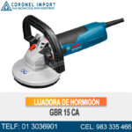 LIJADORA DE HORMIGÓN GBR 15 CA