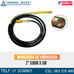 MANGUERA DE VIBRADORA 2" 50MM X 6M