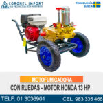 MOTOFUMIGADORA CON RUEDAS MOTOR HONDA 13 HP