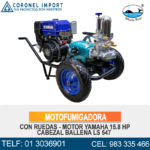 MCY400-547C MOTOFUMIGADORA ESTACIONARIA CON CARRETA Y LLANTAS DE 16"