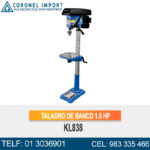 TALADRO DE BANCO 1.5 HP KL838