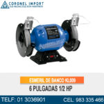 ESMERIL DE BANCO KL009 6 PULGADAS 1/2 HP