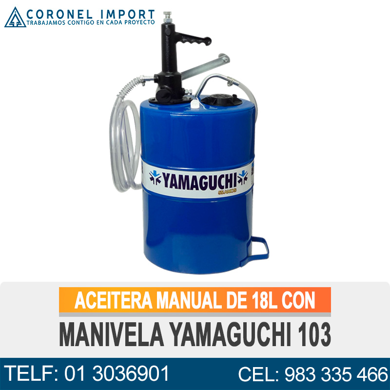 ACEITERA MANUAL DE 18L CON MANIVELA YAMAGUCHI 103