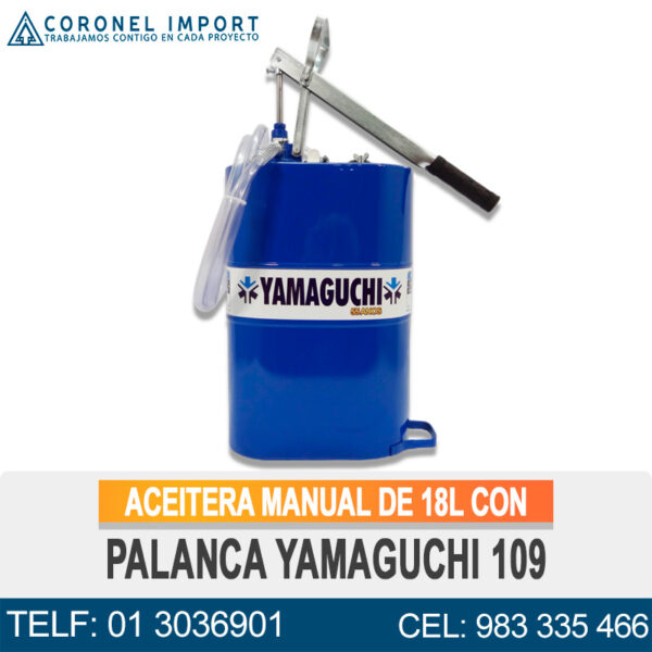 ACEITERA MANUAL DE 18L CON PALANCA YAMAGUCHI 109