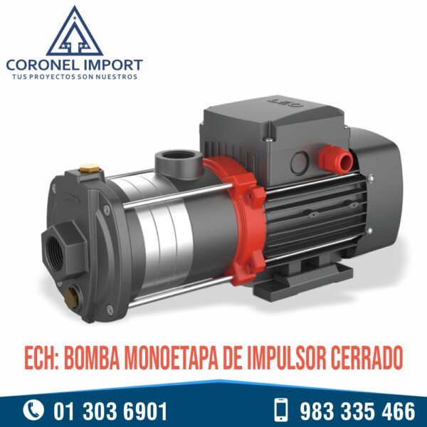 ECH: BOMBA MONOETAPA DE IMPULSOR CERRADO