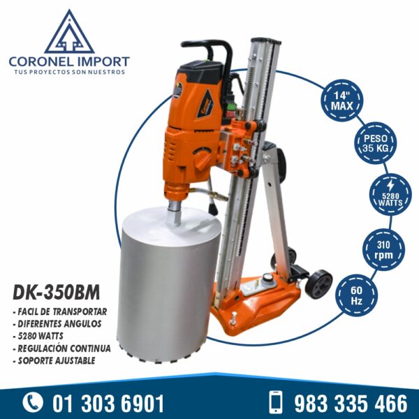 PERFORADORA DIAMANTINA - MODELO DK-350BM