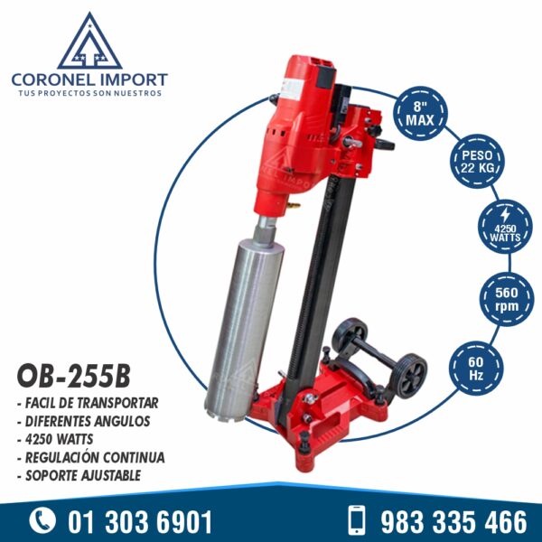 PERFORADORA DIAMANTINA - MODELO OB-255B