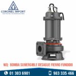 WQ- BOMBA SUMERGIBLE DESAGUE FIERRO FUNDIDO