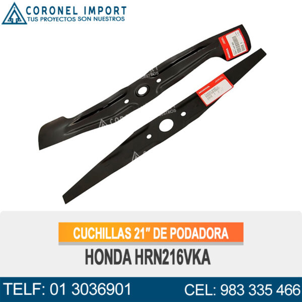 CUCHILLAS 21″ DE PODADORA HONDA HRN216VKA
