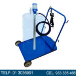 BOMBA NEUMATICA PARA ACEITE YAMAGUCHI 180 DE 200 L CON MEDIDOR DIGITAL Y COCHE