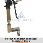 PISTOLA NEUMÁTICA PARA GRASA C101-0028 CON CONEXIÓN Y GIRO Z YAMAGUCHI