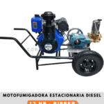 MCRD188-100C MOTOFUMIGADORA ESTACIONARIA DIESEL CON CARRETA Y LLANTAS DE 16"