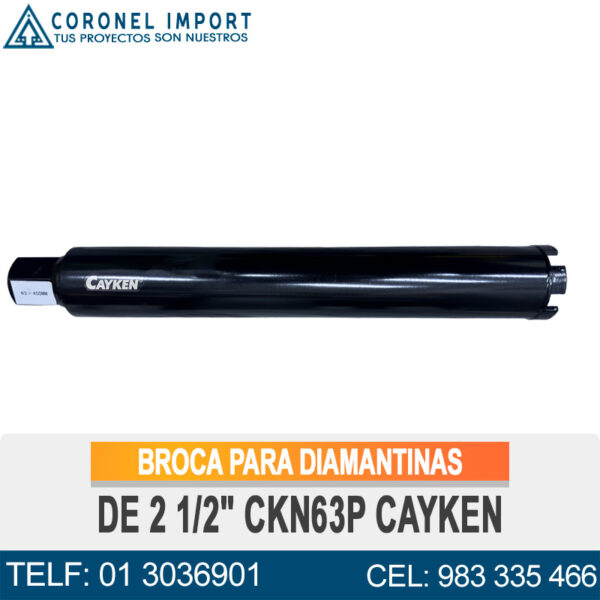 BROCA PARA DIAMANTINAS DE 2 1/2" CKN63P CAYKEN