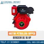 MOTOR PETROLERO RIPPER RI192EM DE 16 HP