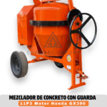 MEZCLADORA DE CONCRETO CON GUARDA DE 11P3 MTP11-13HG