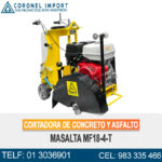 CORTADORA DE CONCRETO Y ASFALTO MASALTA MF18-4-T