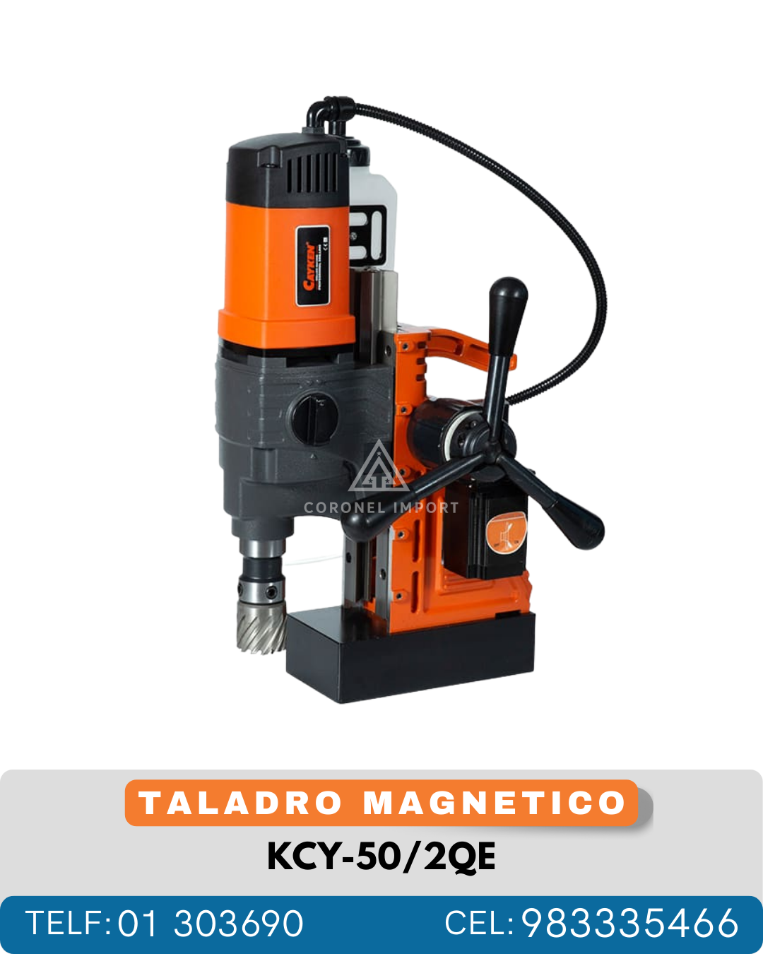KCY50 TALADRO MAGNÉTICO AUTOMÁTICO KCY-50/2QE CAYKEN - Imagen 1