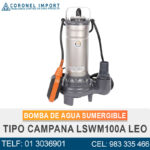 BOMBA DE AGUA SUMERGIBLE TIPO CAMPANA LSWm100A LEO