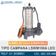 BOMBA DE AGUA SUMERGIBLE TIPO CAMPANA LSWm100A LEO