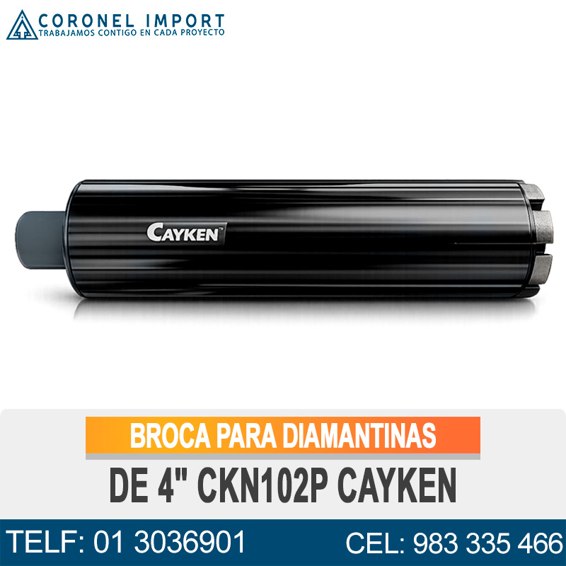 BROCA PARA DIAMANTINAS DE 4" CKN102P CAYKEN