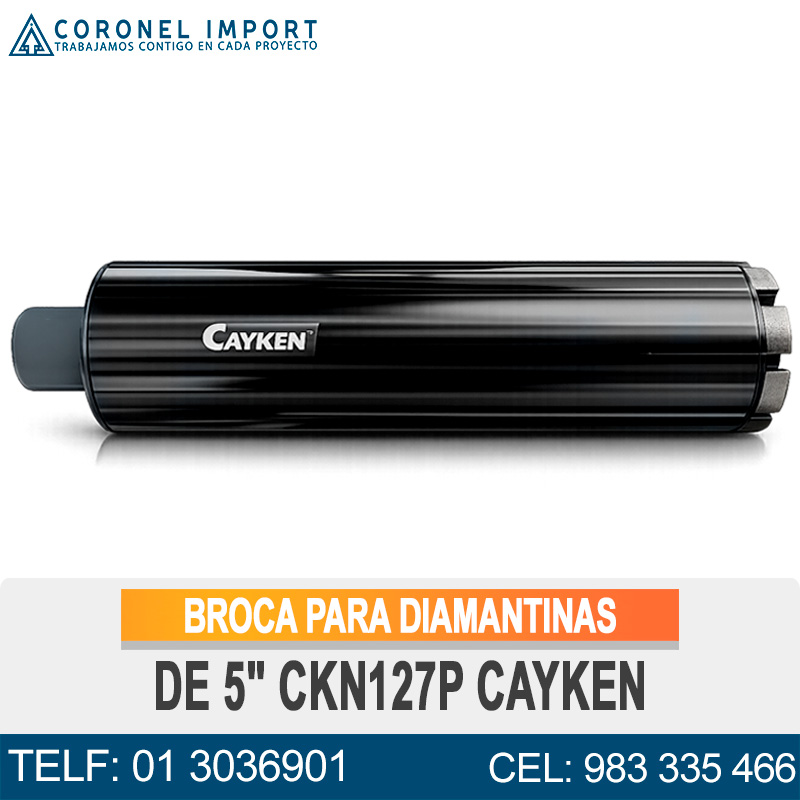 BROCA PARA DIAMANTINAS DE 5 CKN127P CAYKEN BROCA PARA DIAMANTINAS DE 5" CKN127P CAYKEN