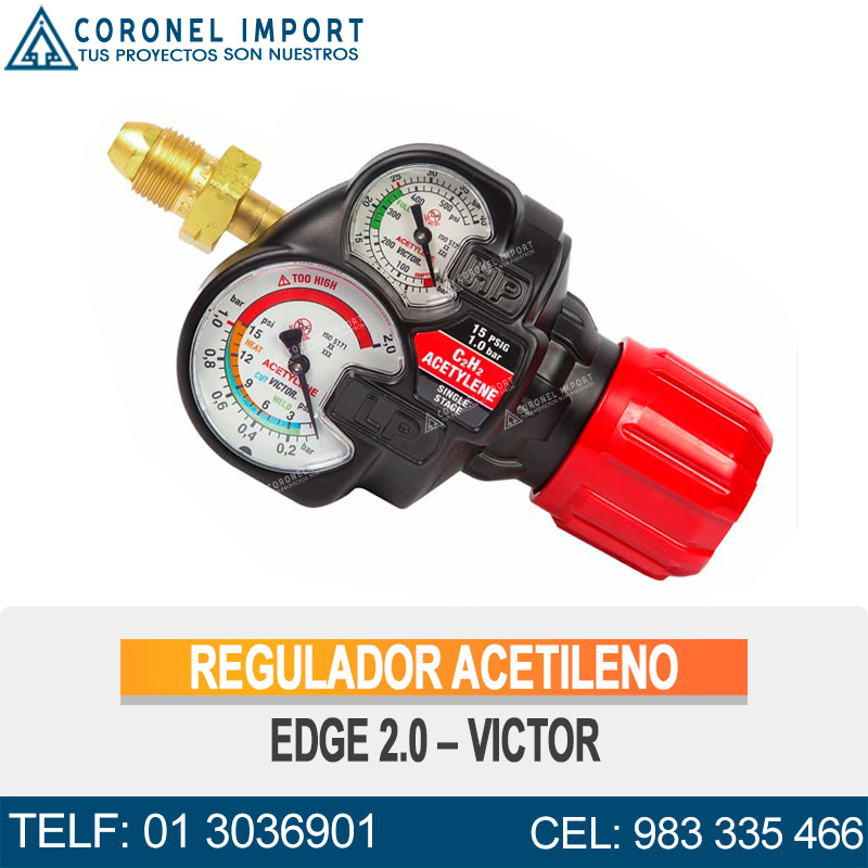 REGULADOR ACETILENO EDGE 2.0 – VICTOR