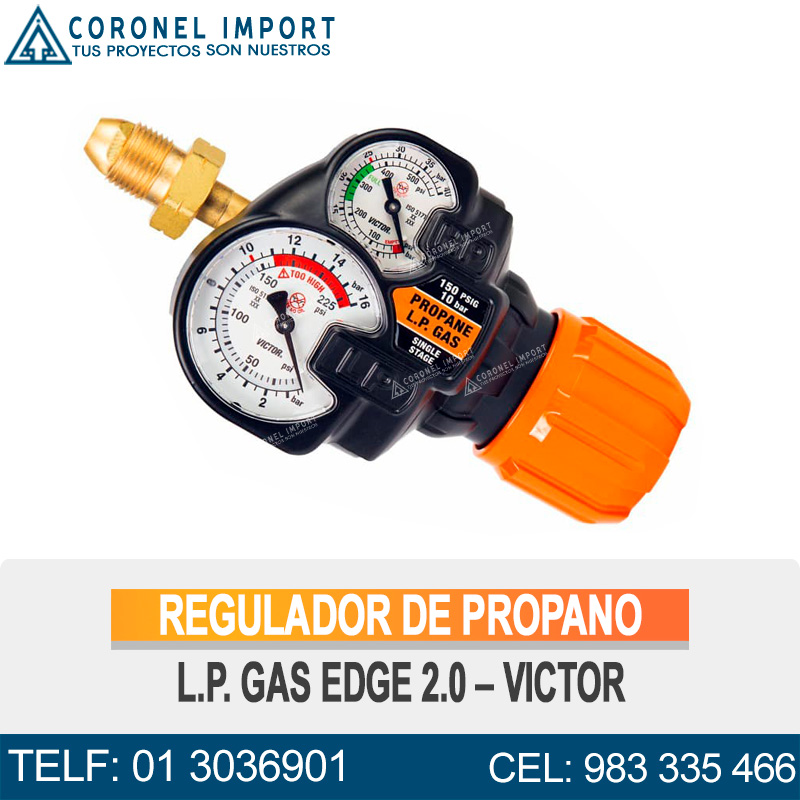 REGULADOR DE PROPANO L.P. GAS EDGE 2.0 – VICTOR