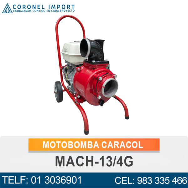 MOTOBOMBA CARACOL MACH-13/4G