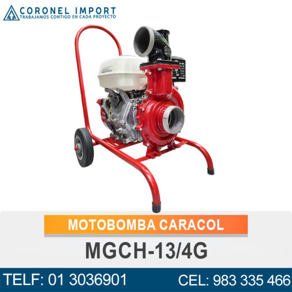 MOTOBOMBA CARACOL MGCH-13/4G