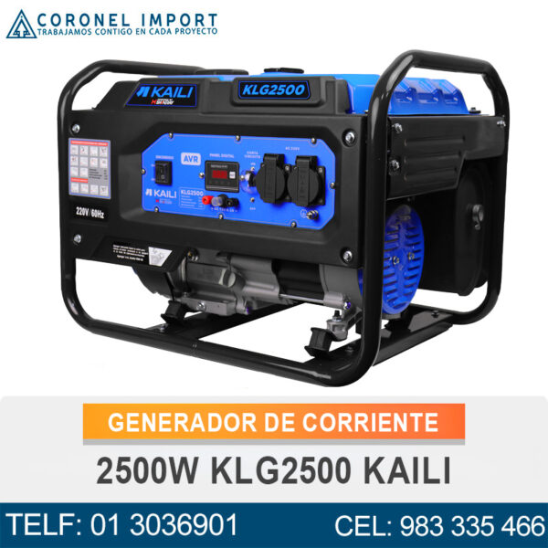 GENERADOR DE CORRIENTE 2500W KLG2500 KAILI
