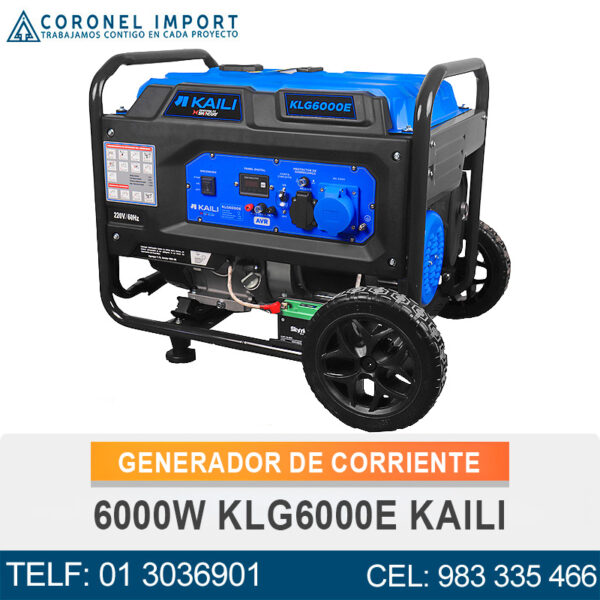 GENERADOR DE CORRIENTE 6000W KLG6000E KAILI