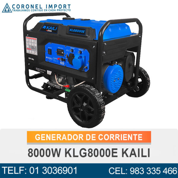 GENERADOR DE CORRIENTE 8000W KLG8000E KAILI