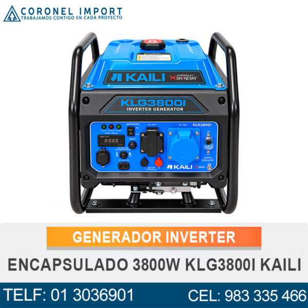 GENERADOR INVERTER ENCAPSULADO 3800W KLG3800I KAILI