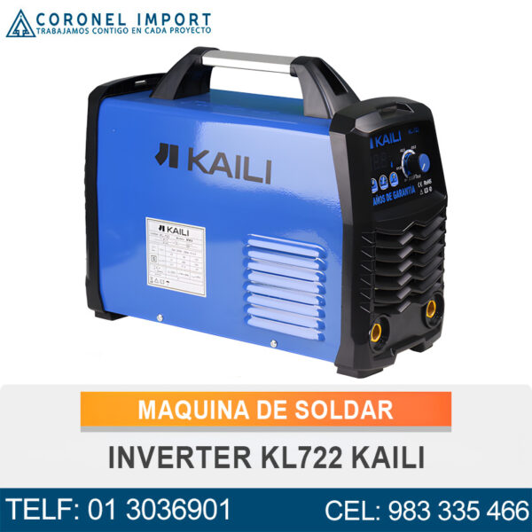 MAQUINA DE SOLDAR INVERTER KL722 KAILI