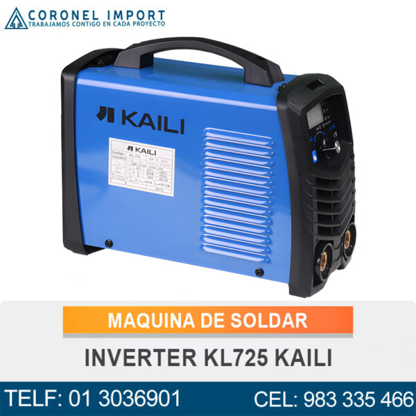 MAQUINA DE SOLDAR INVERTER KL725 KAILI