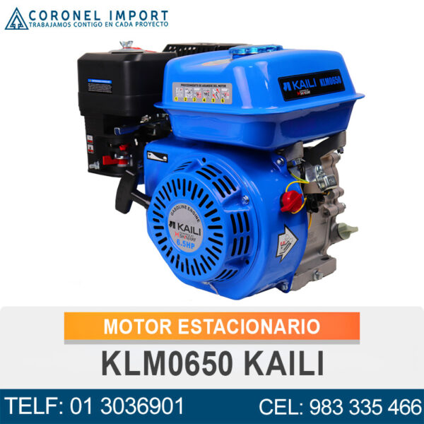 MOTOR ESTACIONARIO KLM0650 KAILI
