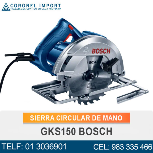 SIERRA CIRCULAR DE MANO GKS150 BOSCH