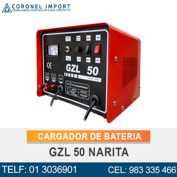 CARGADOR DE BATERIA GZL 50 NARITA
