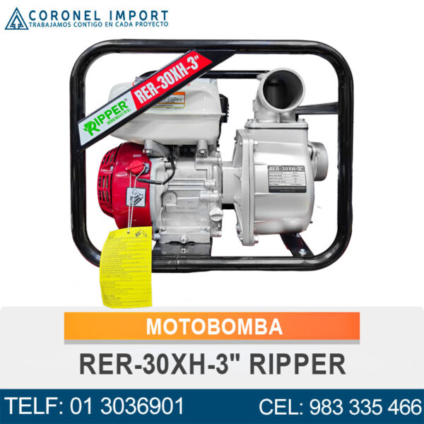MOTOBOMBA RER-30XH-3" RIPPER