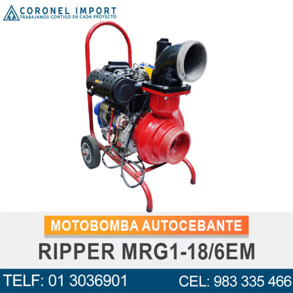 MOTOBOMBA AUTOCEBANTE RIPPER MRG1-18/6EM